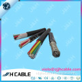 Multi core copper conductor aluminum foil and copper wire braiding shielded cable price